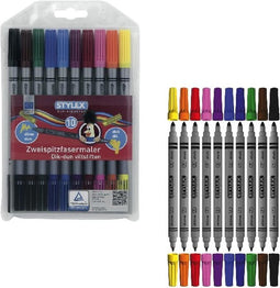 Toppoint Duo Viltstiften 10stuks