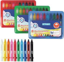 Toppoint wascokrijtjes in huls 10 stuks