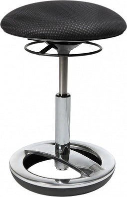 Topstar B-OB - Werkkruk - Ergonomisch - Chroom - Zwart