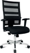 Topstar X-Pander Bureaustoel – Ergonomische Bureaustoel voor Volwassenen - Draaistoel met Armleuningen - Zilver/Zwart