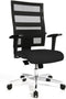 Topstar X-Pander Bureaustoel – Ergonomische Bureaustoel voor Volwassenen - Draaistoel met Armleuningen - Zilver/Zwart