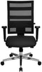 Topstar X-Pander Bureaustoel – Ergonomische Bureaustoel voor Volwassenen - Draaistoel met Armleuningen - Zilver/Zwart