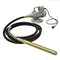 vidaXL Betontrilnaald met slang 6 m 220 V 50 Hz 1500 W