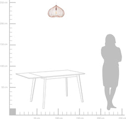TORDINO - Hanglamp - Koper - Metaal