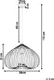 TORDINO - Hanglamp - Zwart - Metaal