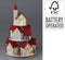 Toren van huizen kerstversiering
