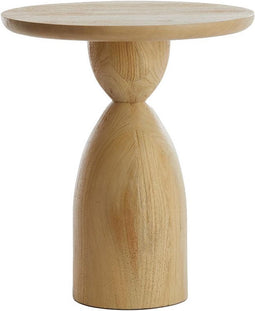 Torir bijzettafel Ø40x50 cm - mangohout naturel