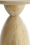 Torir bijzettafel Ø40x50 cm - mangohout naturel