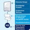 Tork 290143 Advanced Z-gevouwen handdoek 2-laags wit 23x22.6cm - Wit