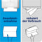 Tork 290143 Advanced Z-gevouwen handdoek 2-laags wit 23x22.6cm - Wit