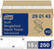 TORK 290143 Papieren handdoeken (l x b) 23 cm x 22.60 cm Wit 15 x 250 vellen/pak 3750 stuk(s)