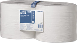 Tork Basic Combi Rol Poetspapier 2-laags W1/W2