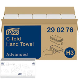 Tork - Handdoek h3 c-vouw advanced 2-lgs wit 290276 | 28 stuks