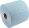 Tork Industrial Heavy Duty poetspapier rol | 3-laags | systeem W1/W2 | blauw | pak van 2 rollen