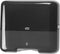 Tork mini singlefold C-fold hand towel dispenser elevation zwart