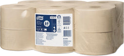 Tork - Naturel Mini toiletpapier | T2 Advanced | pak van 12 rollen