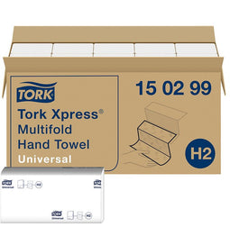 Tork - Papieren handdoek xpress basis h2 multifold universal 2-laags wit 150299