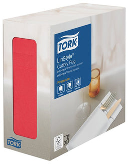 Tork - Pochette linstyle premium 1laags rood 477232 | 288 stuks