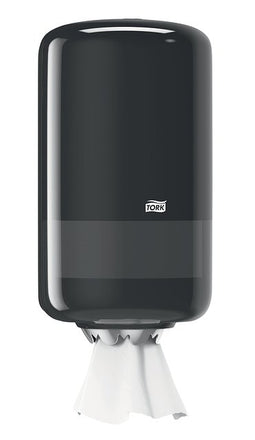 Tork - Poetspapierdispenser m1 elevation klein zwart | 120 stuks