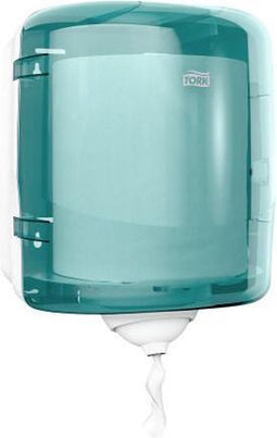 Tork Reflex™ Mini Centerfeed Poetspapier Dispenser Kunststof Turquoise M3