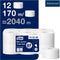 Tork - Toiletpapier Mini T2 advanced 2-laags 12 rollen wit 120280