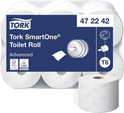 Tork toiletpapier SmartOne 2-laags 1150 vellen systeem T8 pak van 6 rollen