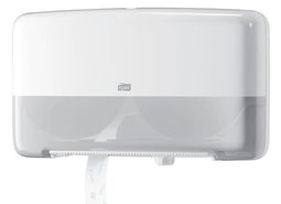Tork - Toiletpapierdispenser t2 jumbo klein duo wit | 84 stuks
