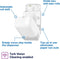 Tork toiletpapierdispenser Twin Mid-Size systeem T6