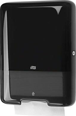 Tork Z-vouw/C-vouw Handdoek Dispenser Kunststof Zwart H3
