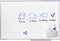Legamaster ECONOMY whiteboard 60x90cm