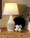 TORMES - Tafellamp - Beige - Porselein
