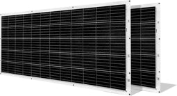 TORNASOL® Zelf te installeren zonneset 600W, x2 flexibele ultralichte monokristallijne zonnepanelen 310W-1000V, IP68 bescherming, schuko-aansluiting | MC4 kabel, aanbevolen voor balkongebruik