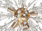 TOROLA - Hanglamp - Goud - Ijzer