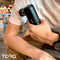 Torq mini premium - Professioneel Aluminium Sport Massage Gun + Travel Case - Super stil - Klein, licht maar krachtig - Gemakkelijk meenemen - Premium kwaliteit - Verschillende massagekoppen + metalen olie massagekop