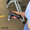 Torq mini premium - Professioneel Aluminium Sport Massage Gun + Travel Case - Super stil - Klein, licht maar krachtig - Gemakkelijk meenemen - Premium kwaliteit - Verschillende massagekoppen + metalen olie massagekop