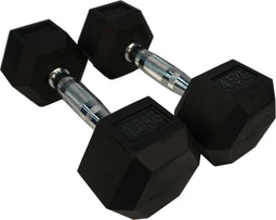 Torque USA Rubber Hexagon Dumbbell - per stuk 42.5 kg
