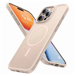 Torras iPhone 16 Pro hoesje – slanke bescherming met MagSafe ondersteuning - Woestijngoud