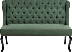 TORSBY - Tweezitsbank - Groen - Polyester