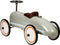 Little Dutch Retro Loopauto - Metalen loopauto - Rubberen wielen - Olijf groen