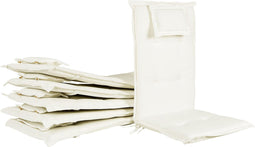 TOSCANA - Tuinkussen set van 6 - Wit - 50 x 70 cm - Polyester