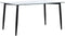TOTHAM - Eettafel - Zwart - 90 x 150 cm - Veiligheidsglas