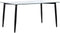 TOTHAM - Eettafel - Zwart - 90 x 150 cm - Veiligheidsglas
