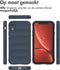 imoshion Hoesje - Geschikt voor iPhone Xr - EasyGrip Backcover - Donkerblauw