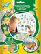 Totum 45 Wildlife raamstickers wilde dieren jungle dierentuin - 45 x junior verplaatsbare niet permanente stickers - voor thuis en onderweg