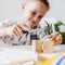 Totum Carpenter King junior Timmerset met hout - educatief speelgoed bouwset - leren timmeren