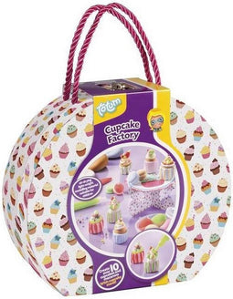 Totum Cupcake Factory knutselkoffer bakkerij - creatief speelgoed cupcakes en macarons foam dough