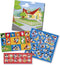 Totum Disney Mickey & Minnie Mouse stickers incl Donald Duck, 3 vellen en speelachtergrond