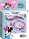 Totum Disney Minnie Mouse 2 letter & bedel armbandjes maken knutselset vriendschapsarmbandjes