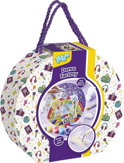 Totum knutselkoffer Disco dans canvas schilderijtje maken knutselen met gips home deco cadeautip