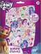 Totum My Little Pony raamstickers 50 verplaatsbare stickers - niet permanent incl. speelachtergrond